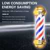 27 Inch Barber Pole LED Sign Light | Rotating Red White Blue Stripe | Wall Mounted Salon Sign