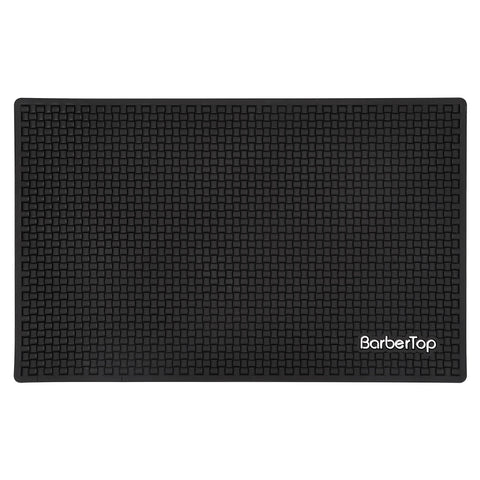 BarberTop Anti-slip Tray Hairdressing Antiskid Silicone Mat Heat Resistant NonSlip Pad Salon Table Mat Barber Storage Tools