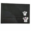 Barber Station Mat Cushion Non-slip Black Pad Hairdress Organizer for Clippers Scissors Trimmers Brushes Storage Tool