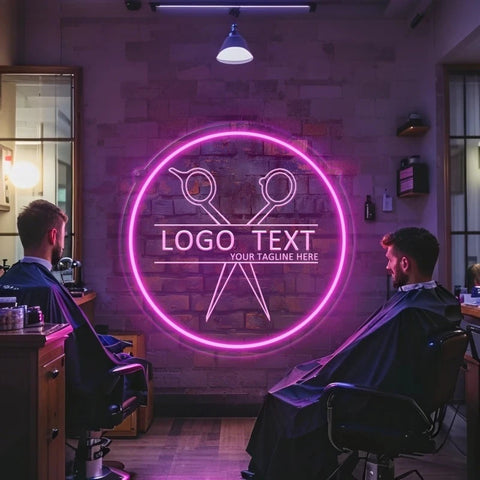 Barber Salons Custom USB-Powered Neon Sign for Ideal Gift for Friends Perfect for Shop Displays Wall Decor Ambiance Lighting
