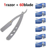 1Pcs MenManual razor Old-fashioned Shaver Old-fashioned razor Razor Eyebrow shaver holder Shaving face Shaving hair Hair scraper