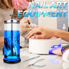 Barbershop Disinfection Jar Beauty Manicurist Stainless Steel Glass Filter Clean Sterilization Container Beauty Hair Salon Tools