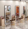 Barber Shop Mirror Hairdressing Double Sided Styling Led Mirror Station Barber Mirror Unit For Barber Shop