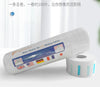 Disposable Barber Neck Strips Roll 100 Pieces Adjustable Adhesive Closure — White Black Multi Colour