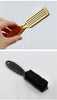 Fade Brush Hair Comb Scissors Cleaning Brush Barber Shop Skin Plastic Handle Hairdressing Soft Cleaning Brush Hair Styling Tools