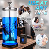 Barbershop Disinfection Jar Beauty Manicurist Stainless Steel Glass Filter Clean Sterilization Container Beauty Hair Salon Tools