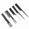 【Hot sales】10 Hair comb Barbershop hair comb Steel needle comb plastic comb flat head comb pointy tail