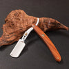 Wood Handle Blade Shaving Razors Professional Barber Shaver Razor Men's Replaceable Blade Shaving Razor Men Gift