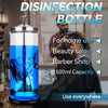 Barbershop Disinfection Jar Beauty Manicurist Stainless Steel Glass Filter Clean Sterilization Container Beauty Hair Salon Tools