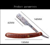 Wood Handle Blade Shaving Razors Professional Barber Shaver Razor Men's Replaceable Blade Shaving Razor Men Gift