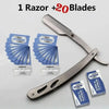 1Pcs MenManual razor Old-fashioned Shaver Old-fashioned razor Razor Eyebrow shaver holder Shaving face Shaving hair Hair scraper
