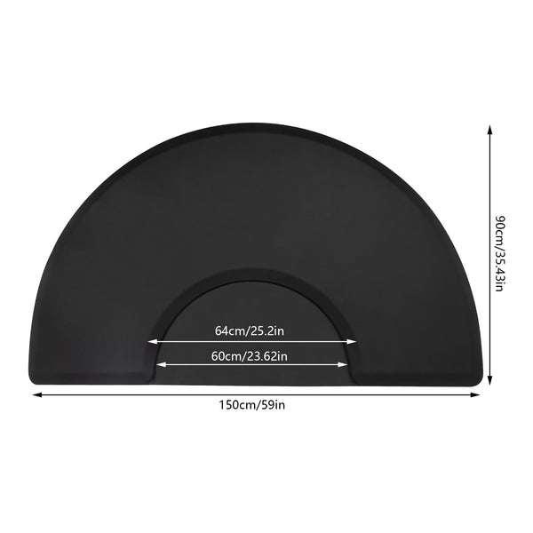 Barber Chair Mat Hairdresser Anti-slip Floor Pad Carpet Ergonomic Non-Slip Hairdressing Barber Floor Mat Long Standing Comfort