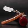 Wood Handle Blade Shaving Razors Professional Barber Shaver Razor Men's Replaceable Blade Shaving Razor Men Gift
