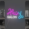 Barber Open LED Neon Sign Light Wall Mounted Display - USB Powered Decor for Barbershop Hair Salon Studio Men’s Facial Care Club