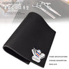 Barber Station Mat Cushion Non-slip Black Pad Hairdress Organizer for Clippers Scissors Trimmers Brushes Storage Tool
