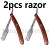 Wood Handle Blade Shaving Razors Professional Barber Shaver Razor Men's Replaceable Blade Shaving Razor Men Gift