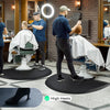 Barber Chair Mat Hairdresser Anti-slip Floor Pad Carpet Protect Fabric Cushion Hairdressing Nonslip Rubber PVC Stool Upholstered