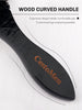 CestoMen Soild Wood Professional Fade Brush Barber Neck Sweeping Brush Comb Haircut Accessories Facial Cleaning Tools For Men
