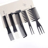 【Hot sales】10 Hair comb Barbershop hair comb Steel needle comb plastic comb flat head comb pointy tail