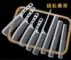 Ultra-thin Titanium Steel Stainless Steel Hairdressing Comb Men Hair Styling Point-tail Combs Profissional Hairbrush