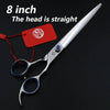 8 Inch Professional Pet Dog Scissors Grooming Straight Cutting Shears Kit for Animals Hair Scissors Japan440C