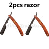 Wood Handle Blade Shaving Razors Professional Barber Shaver Razor Men's Replaceable Blade Shaving Razor Men Gift