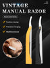 Professional Manual Barber Razor Haircut Shaving Tool Beard Eyebrow Trimming Blades Straight Edge for Hairdresser Depilation