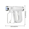 Blue Light Nano Hairspray 300ML - USB Rechargeable Barber Sprayer, Wireless Steam Gun for Grooming & Styling Tools
