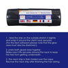 Disposable Barber Neck Strips Roll 100 Pieces Adjustable Adhesive Closure — White Black Multi Colour