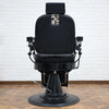 Hydraulic Barber Chair Black | 360° Rotating Reclining Salon Chair | Synthetic Leather