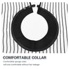 Barber Hair Cutting Cape White Stripe | Anti-Static Waterproof Sponge Collar | Professional Hairdressing Cloth