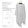 Barber Hair Cutting Cape White Stripe | Anti-Static Waterproof Sponge Collar | Professional Hairdressing Cloth