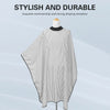 Barber Hair Cutting Cape White Stripe | Anti-Static Waterproof Sponge Collar | Professional Hairdressing Cloth