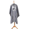 Barber Stripe Hair Cape Non-Stick Cloth | Black White Stripe Salon Cutting Cape | Professional Barber Wrap Cape