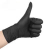 Disposable Black Nitrile Gloves Latex Free Powder Free — 20, 50 and 100 Pack