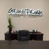 Custom LED Illuminated Business Sign | 3D Metal Backlit Logo Letters | Storefront Wall Sign Waterproof