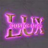 Custom LED Illuminated Business Sign | 3D Metal Backlit Logo Letters | Storefront Wall Sign Waterproof