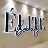 Custom LED Illuminated Business Sign | 3D Metal Backlit Logo Letters | Storefront Wall Sign Waterproof
