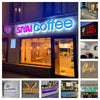 Custom LED Illuminated Business Sign | 3D Metal Backlit Logo Letters | Storefront Wall Sign Waterproof
