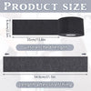 Disposable Black Barber Neck Strips Roll — Stretchy Neck Paper for Hair Cutting