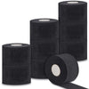 Disposable Black Barber Neck Strips Roll — Stretchy Neck Paper for Hair Cutting