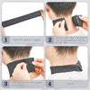 Disposable Black Barber Neck Strips Roll — Stretchy Neck Paper for Hair Cutting