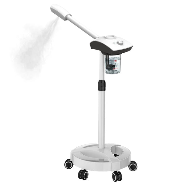 Hot Ozone Facial Steamer Warm Mist Humidifier | 360° Spray Head Skin Tightening Lifting | Floor Standing Salon Steamer