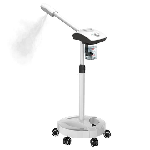 Hot Ozone Facial Steamer Warm Mist Humidifier | 360° Spray Head Skin Tightening Lifting | Floor Standing Salon Steamer