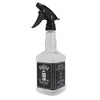 Large Capacity Hairdressing Spray Bottle Retro Design — 600ml and 650ml Refillable Mist Bottle