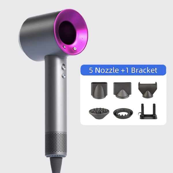 Leafless Hair Dryer Negative Ion | Bladeless Wall Mount Salon Dryer | Ceramic Infrared 1800W