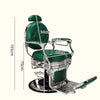 Modern Barber Chair Nordic Minimalist Design Hydraulic Reclining Salon Chair