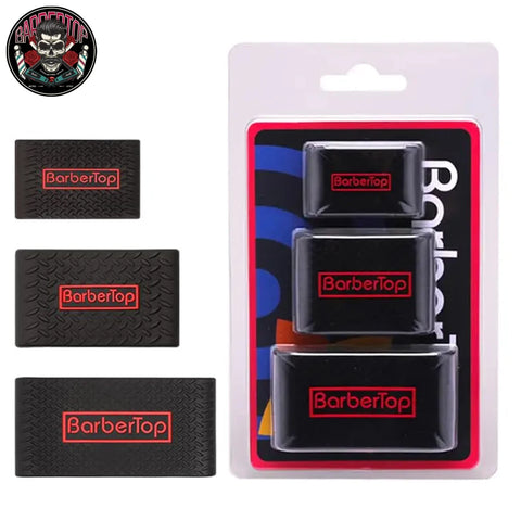Non Slip Barber Clipper Grip Bands Silicone Sleeve Set — 3 Pieces