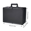Portable Barber Tool Box Large Capacity | Metal Combination Lock Hair Kit Organiser | Professional Hairdressing Case 40x31x16cm