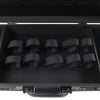 Portable Barber Tool Box Large Capacity | Metal Combination Lock Hair Kit Organiser | Professional Hairdressing Case 40x31x16cm